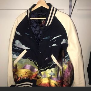 derschutz embroidery mosaic jacket